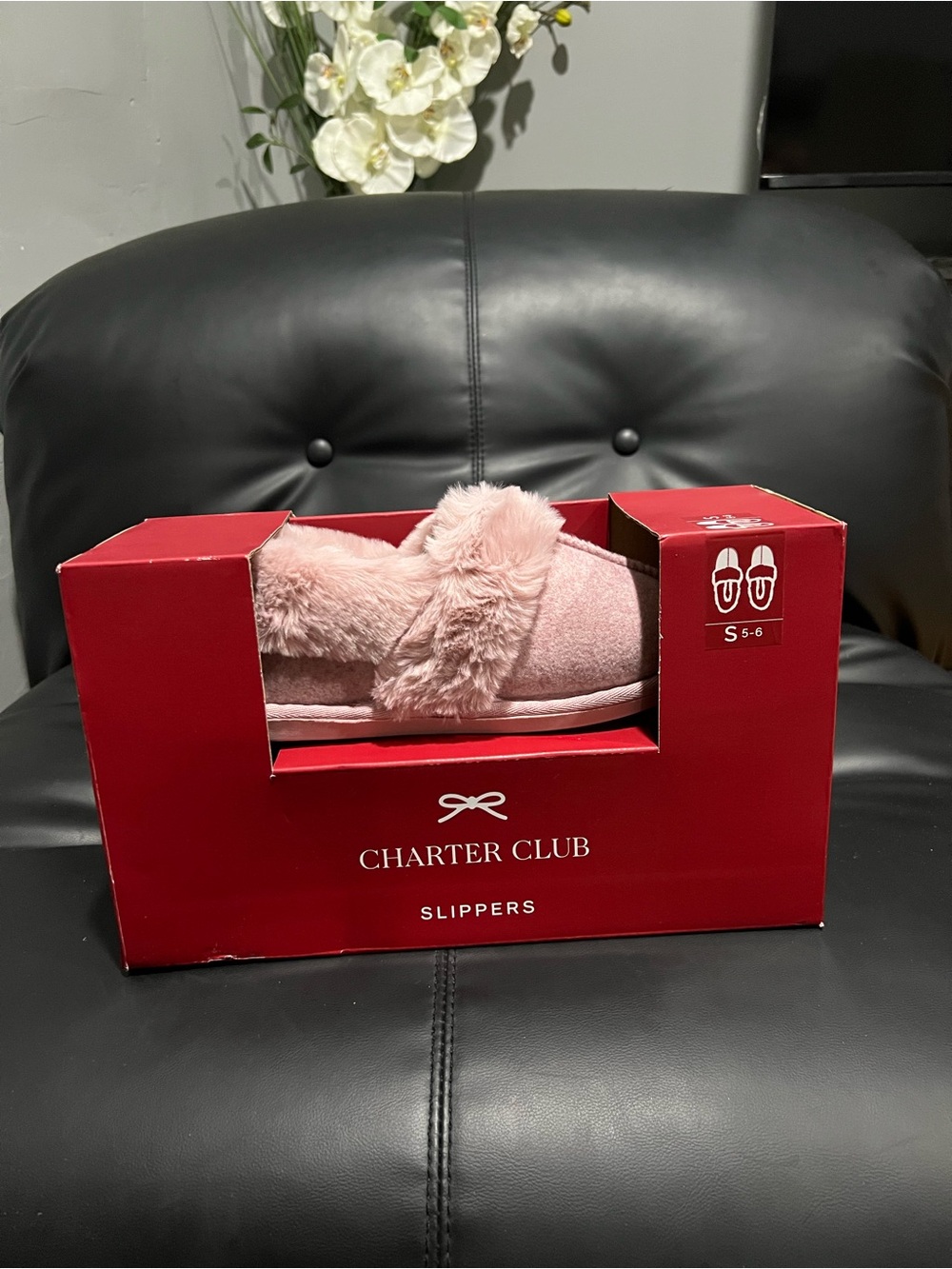 Charter Club  Plush Slippers multiple colors and sizes